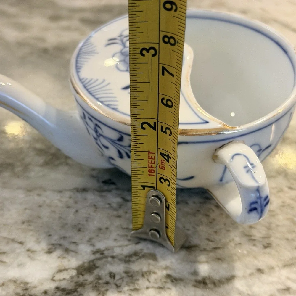Antique 1930s W T & C Invalid Feeder Cup Nursing Cup Porcelain Germany Floral
